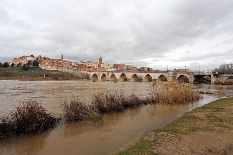 Río Duero a su paso por la localidad vallisoletana de Tordesillas