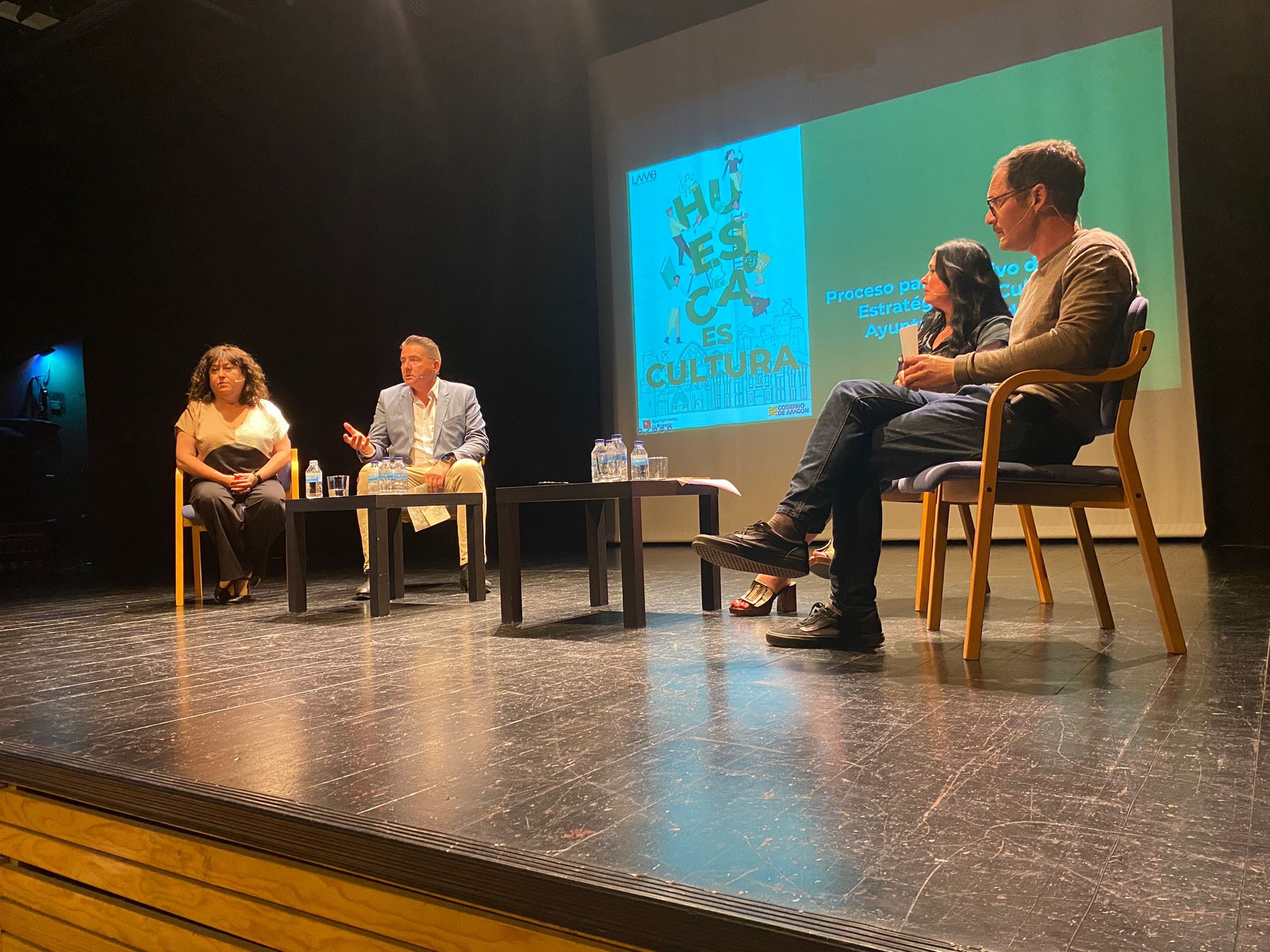 Primera sesión del proceso participativo de la cultura celebrado en Huesca este miércoles