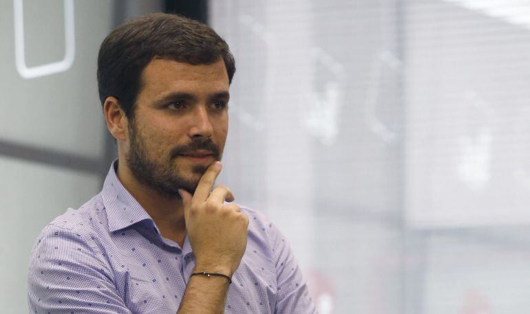 El candidato de IU a la presidencia del Gobierno, Alberto Garzón.