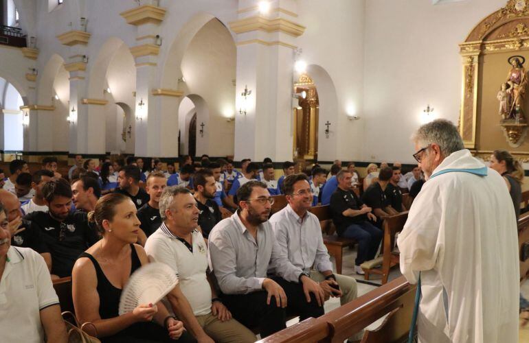 Ofrenda floral celeste.