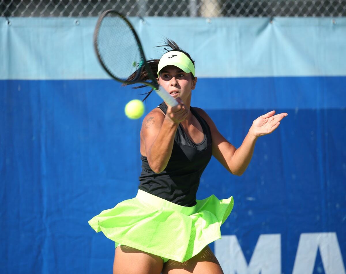 Eva Guerrero en el Open de tenis de El Espinar