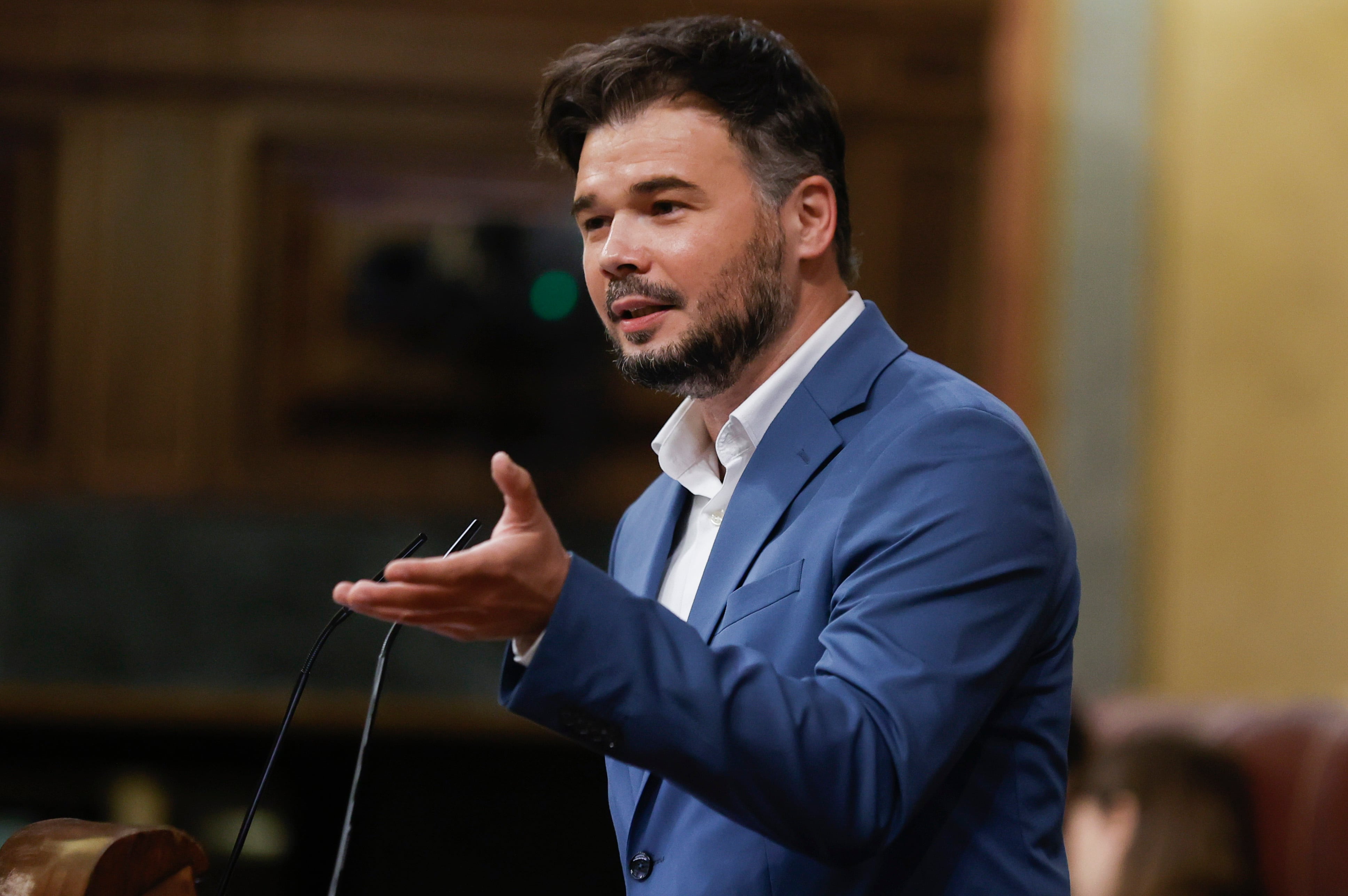 Imagen de archivo de Gabriel Rufián en el Congreso de los Diputados