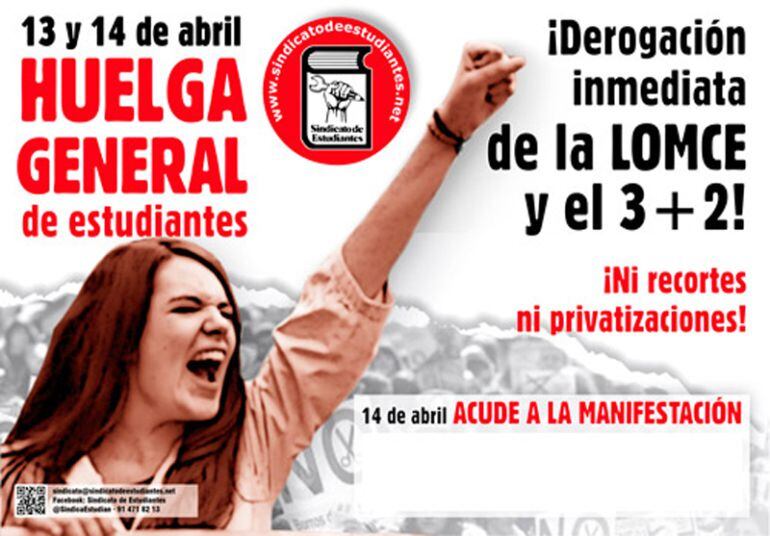 Cartel de la convocatoria de huelga