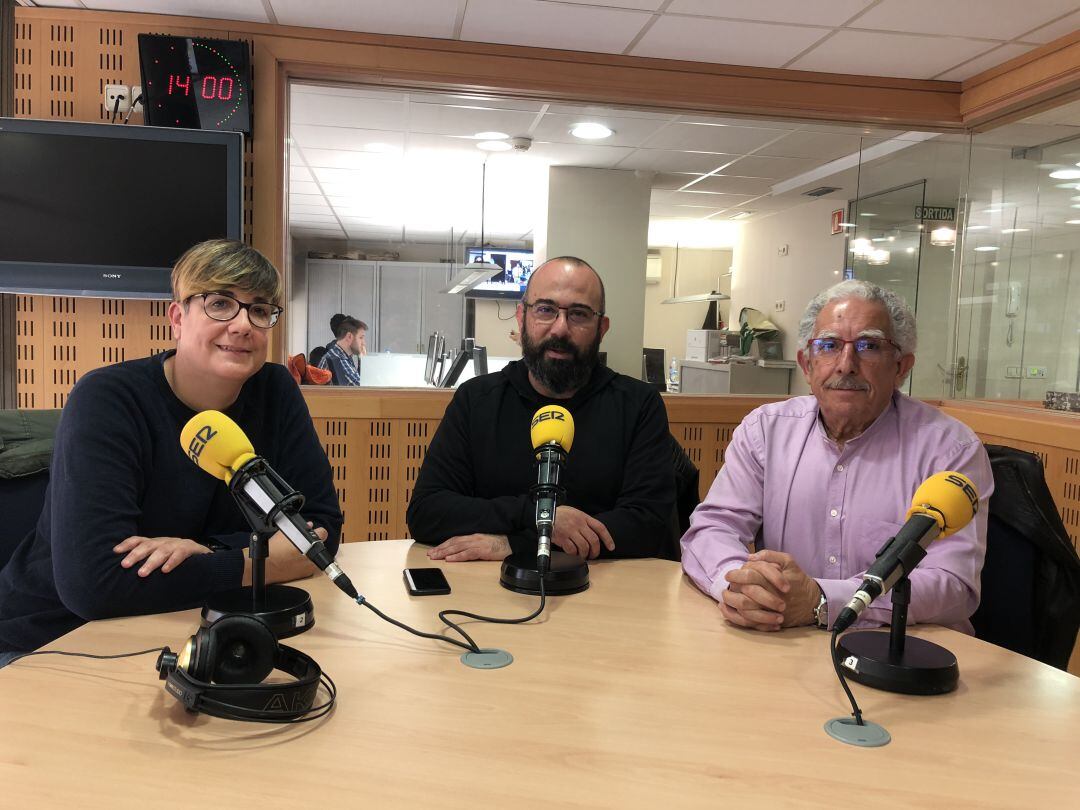 Anna Puig, Josep Campmajó i Francesc Francisco-Busquets
