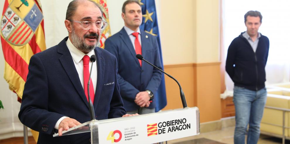 El Gobierno de Aragón presenta una nueva inversión en Andorra junto a JV20 Forest y el alcalde de Andorra