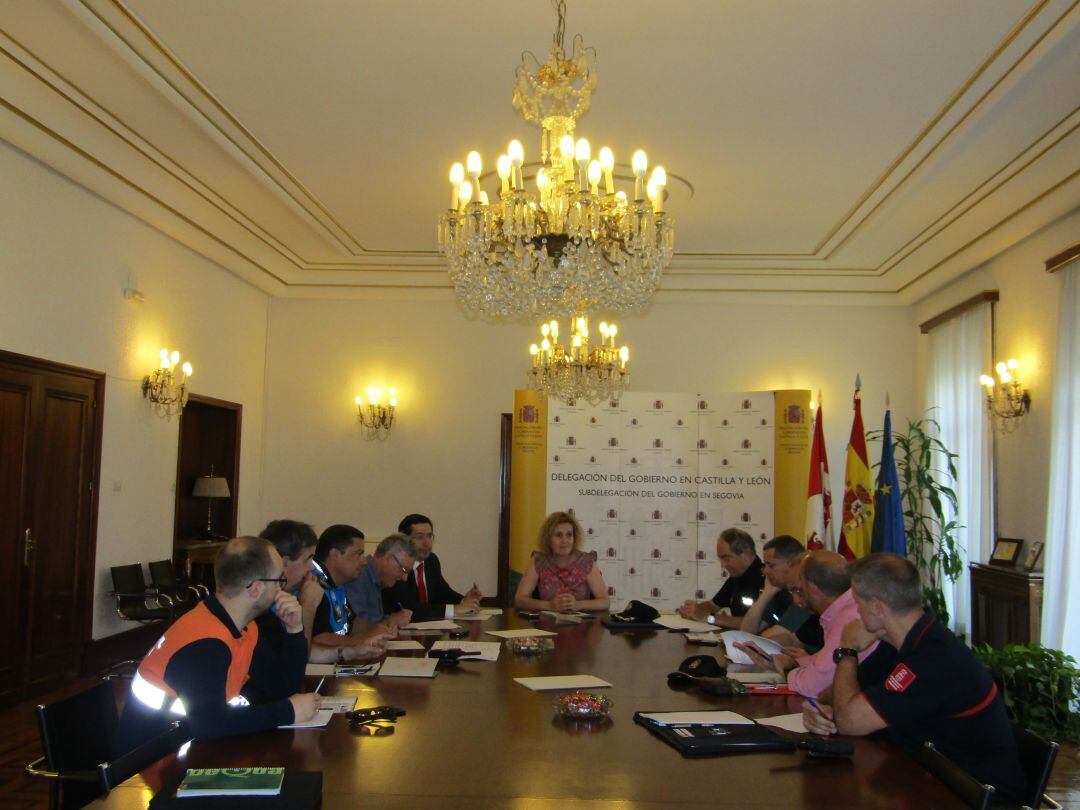 La Junta de seguridad ciudadana reunida en la Subdelegación del Gobierno