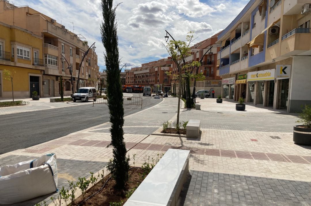 Imagen del estado actual de las obras del Canal de Valdepeñas (Ciudad Real)