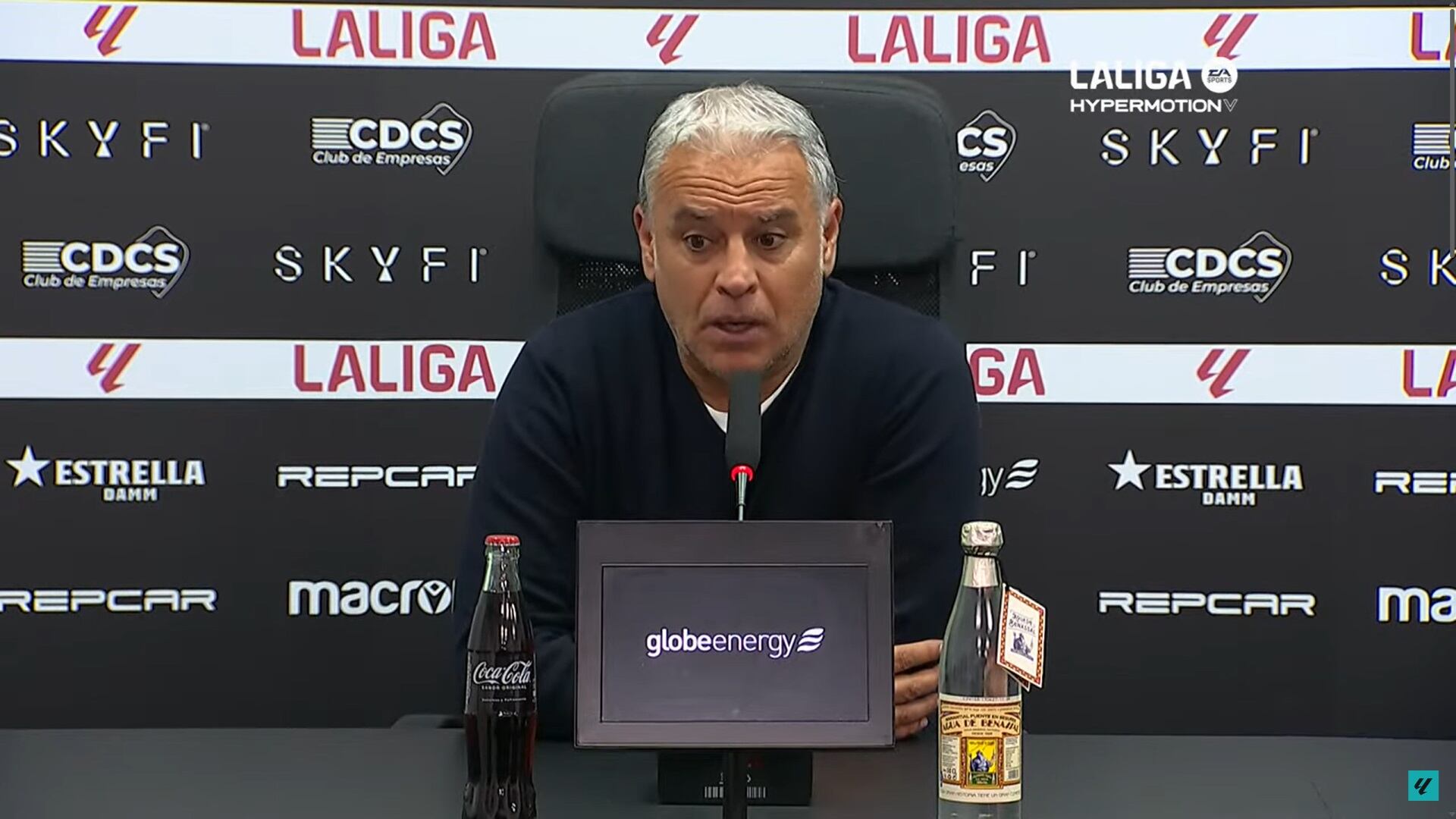 Sergio Pellicer, en la sala de prensa de Castalia