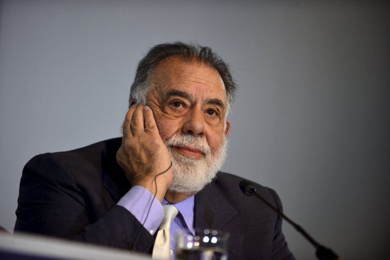 El cineasta estadounidense Francis Ford Coppola, en una conferencia en Oviedo un día antes de recibir el Premio Princesa de Asturias.