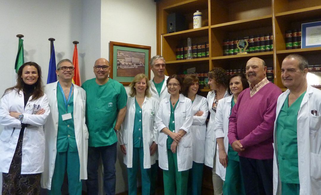 Equipo de profesionales de la Unidad de Arritmias del Hospital Universitario Juan Ramón Jiménez. 