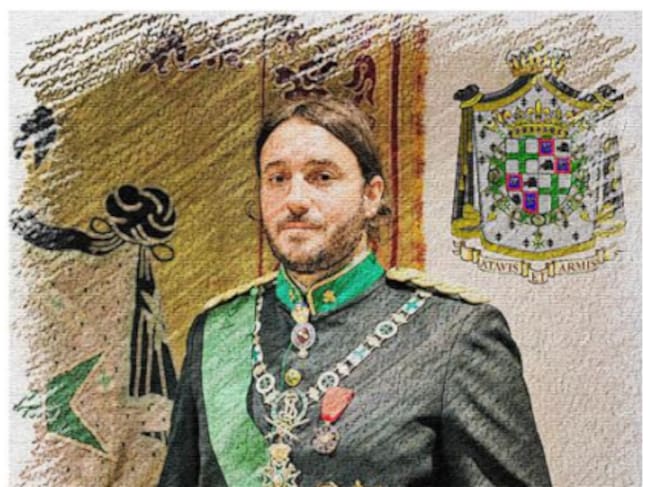 Retrato de Francisco de Borbón y Von Hardenberg que recoge el informe de Asuntos Internos