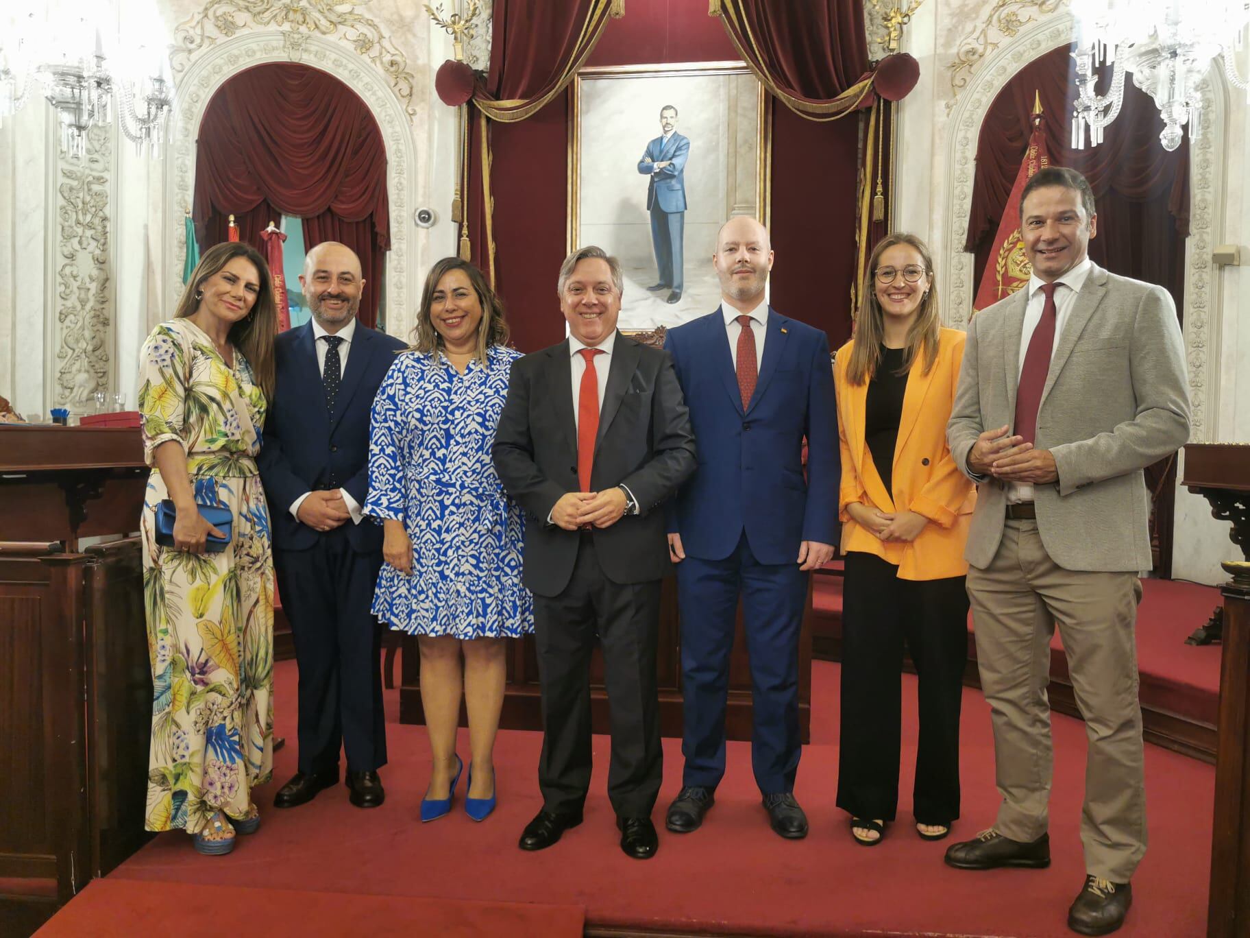 Nuevo grupo municipal del PSOE en el Ayuntamiento de Cádiz