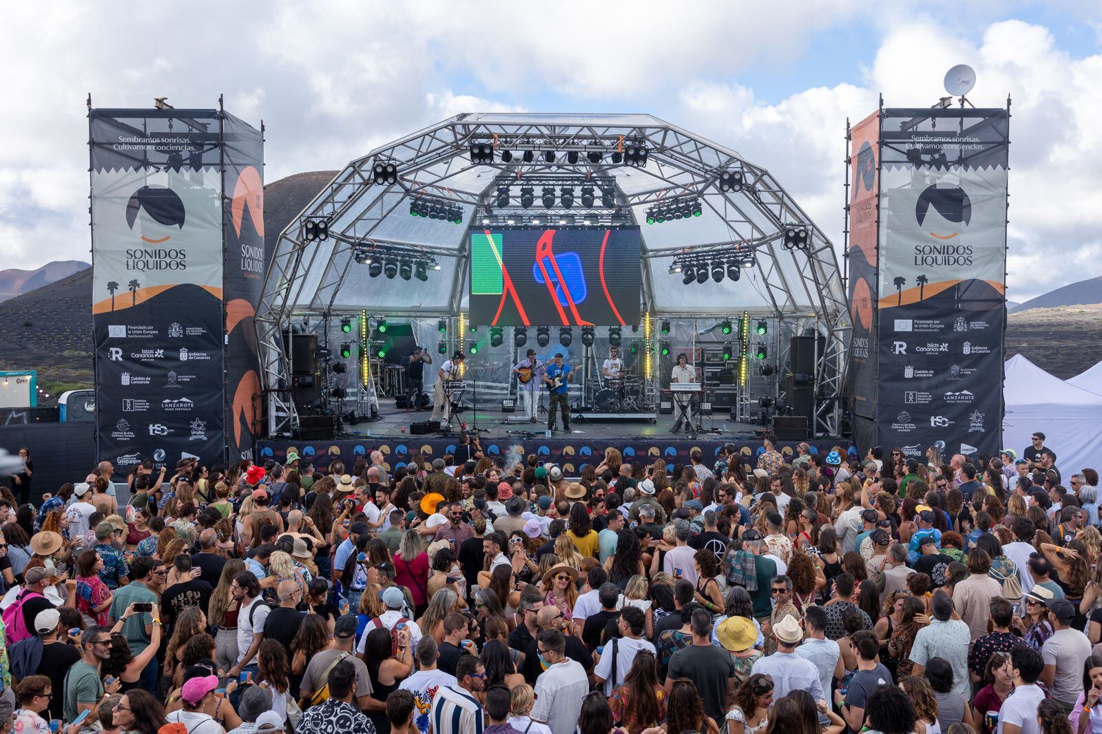 Concierto de Sonidos Líquidos en La Geria, Lanzarote.