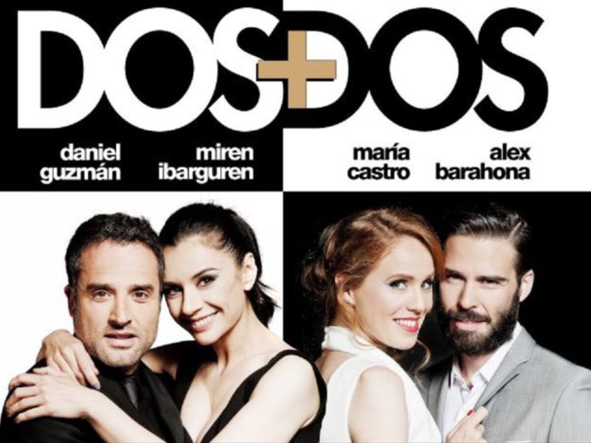 Daniel Guzmán, Miren Ibarguren, María Castro y Álex Barahona protagonizan la comedia "Dos más dos" en Palencia