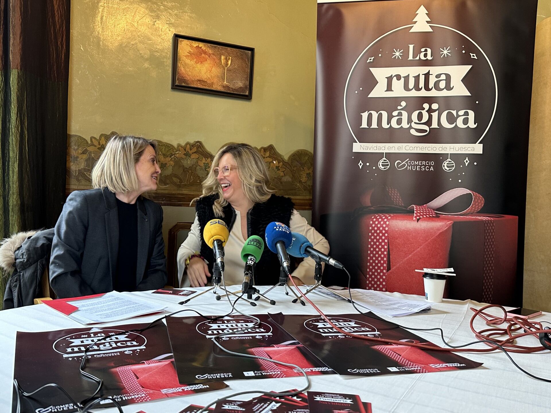 Presentación de la campaña del comercio en Huesca por Navidad