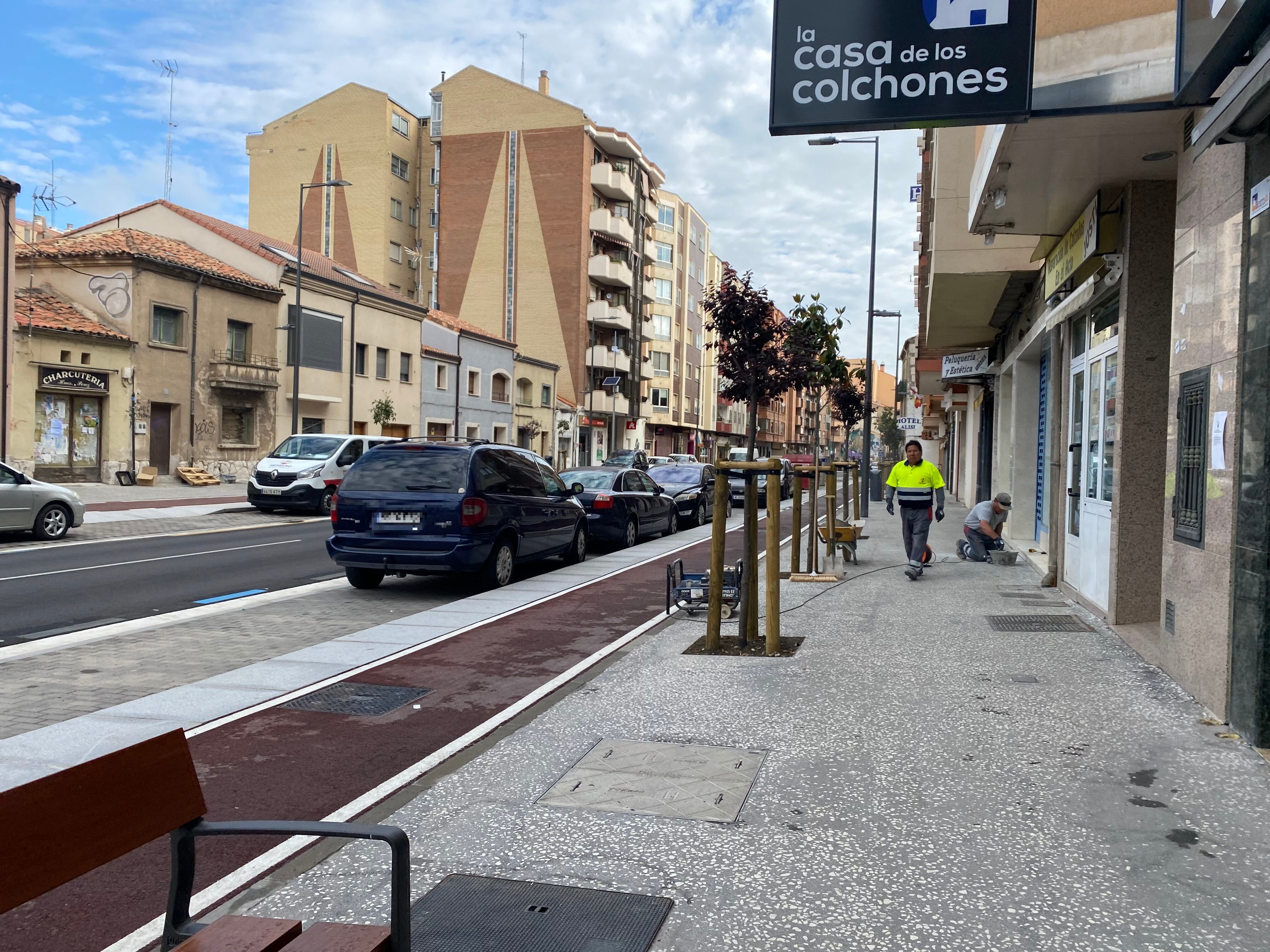 Avenida Castilla, este lunes