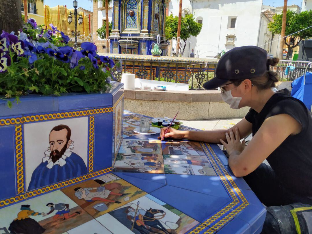 Imagen de los trabajos.