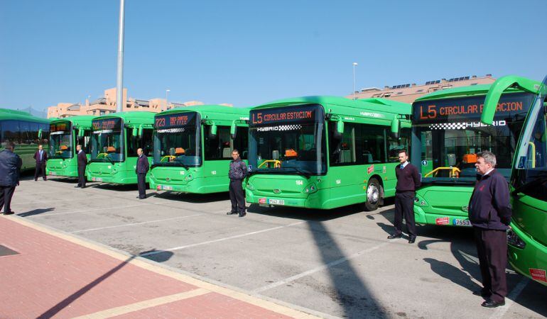 Toda la flora de autobuses es Colmenar Viejo es híbrida