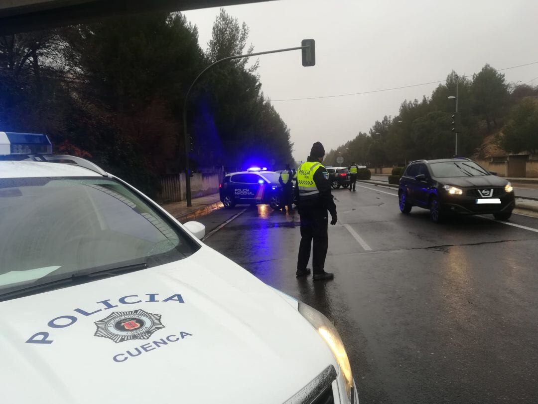 Durante todo el fin de semana ha habido controles en algunas calles de Cuenca