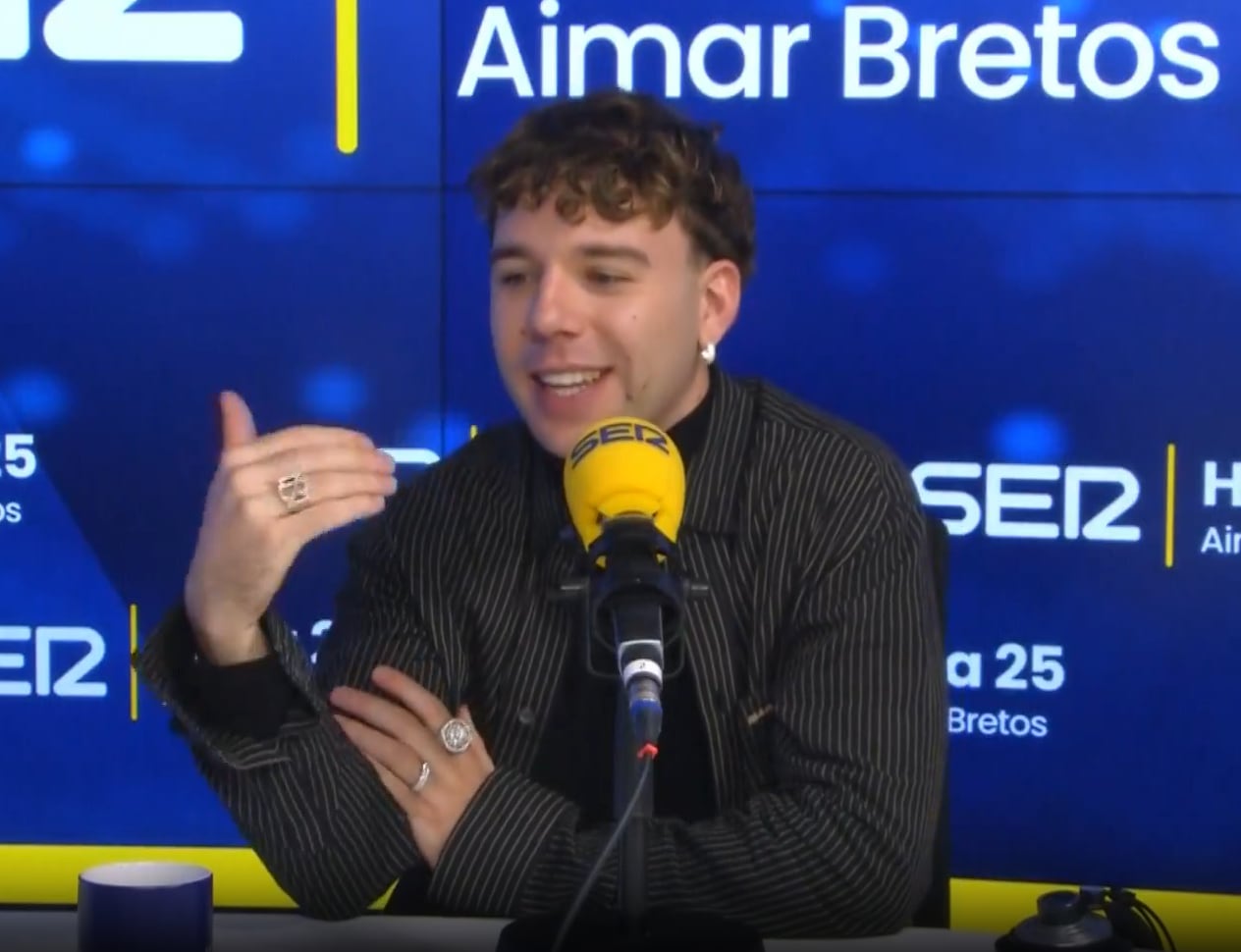 Quevedo durante su entrevista en &#039;Hora 25&#039;