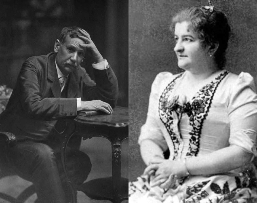 Benito Pérez Galdós y Emilia Pardo Bazán