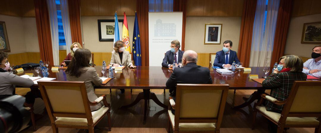 Reunión para abordar el futuro del Pazo de Meirás