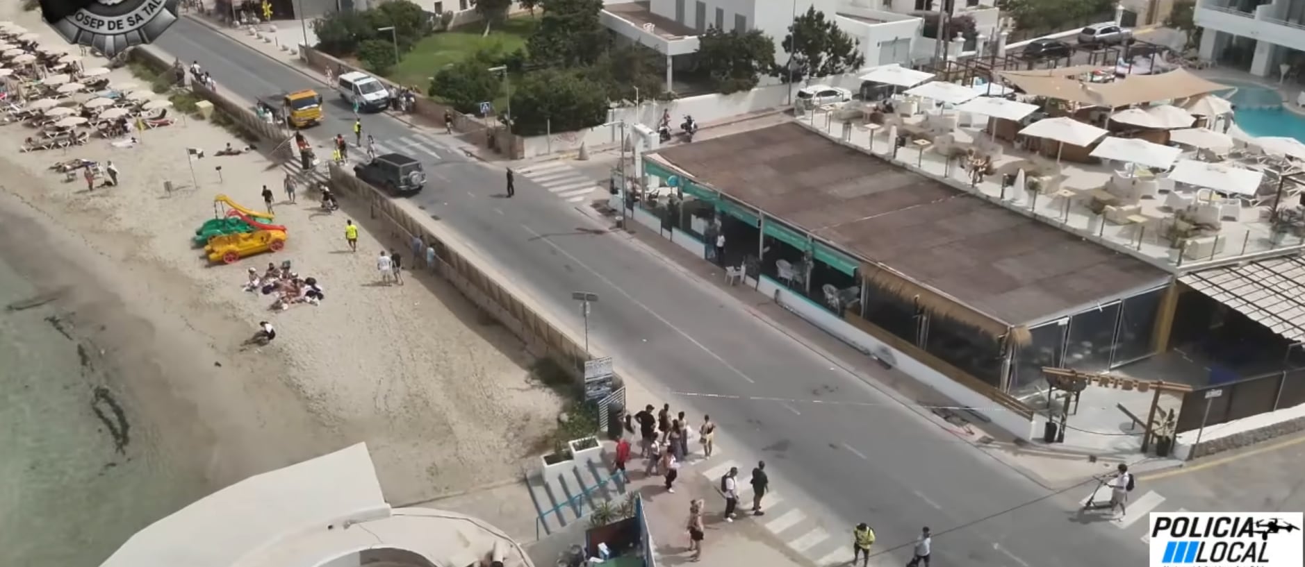 Imagen de la zona del atropello