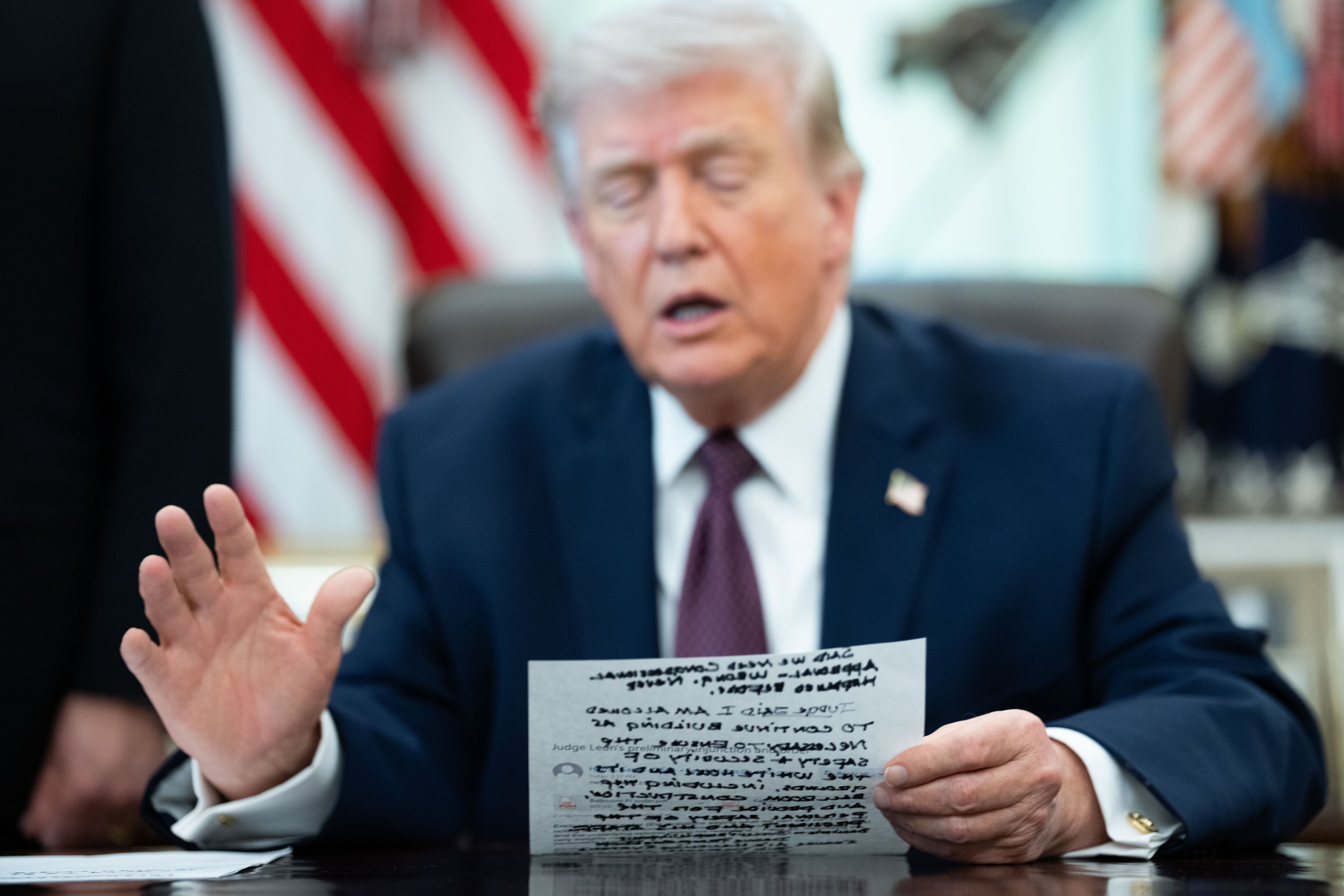 El presidente de Estados Unidos, Donald Trump