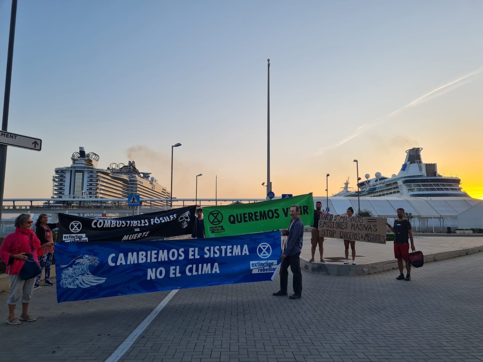 Imagen de archivo de una protesta de un grupo ecologista