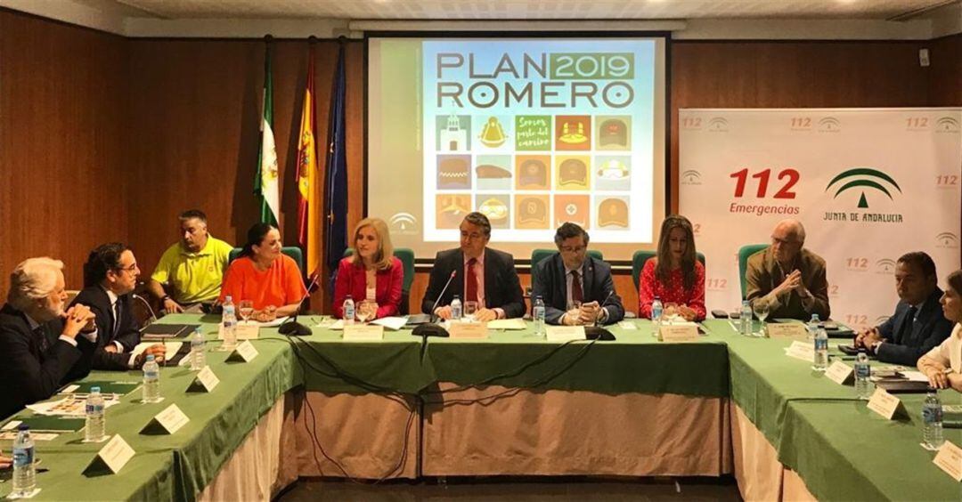 Antonio Sanz, viceconsejero de la Presidencia, Administración Pública e Interior de la Junta de Andalucía, presidió el acto de presentación del Plan Romero 2019