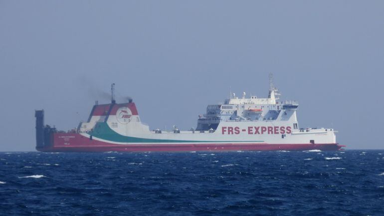 El buque FRS Express que une Motril con Tánger Med