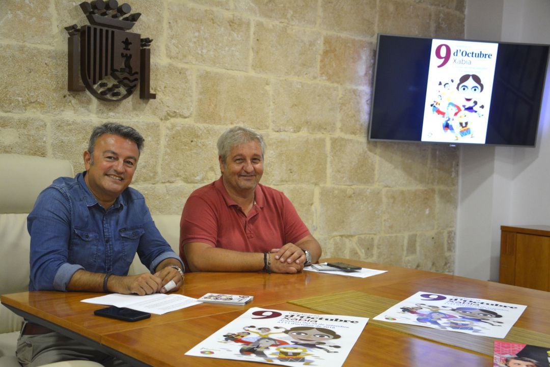 Presentación de la programación de actos con motivo del 9 d&#039;Ocubre en Xàbia.