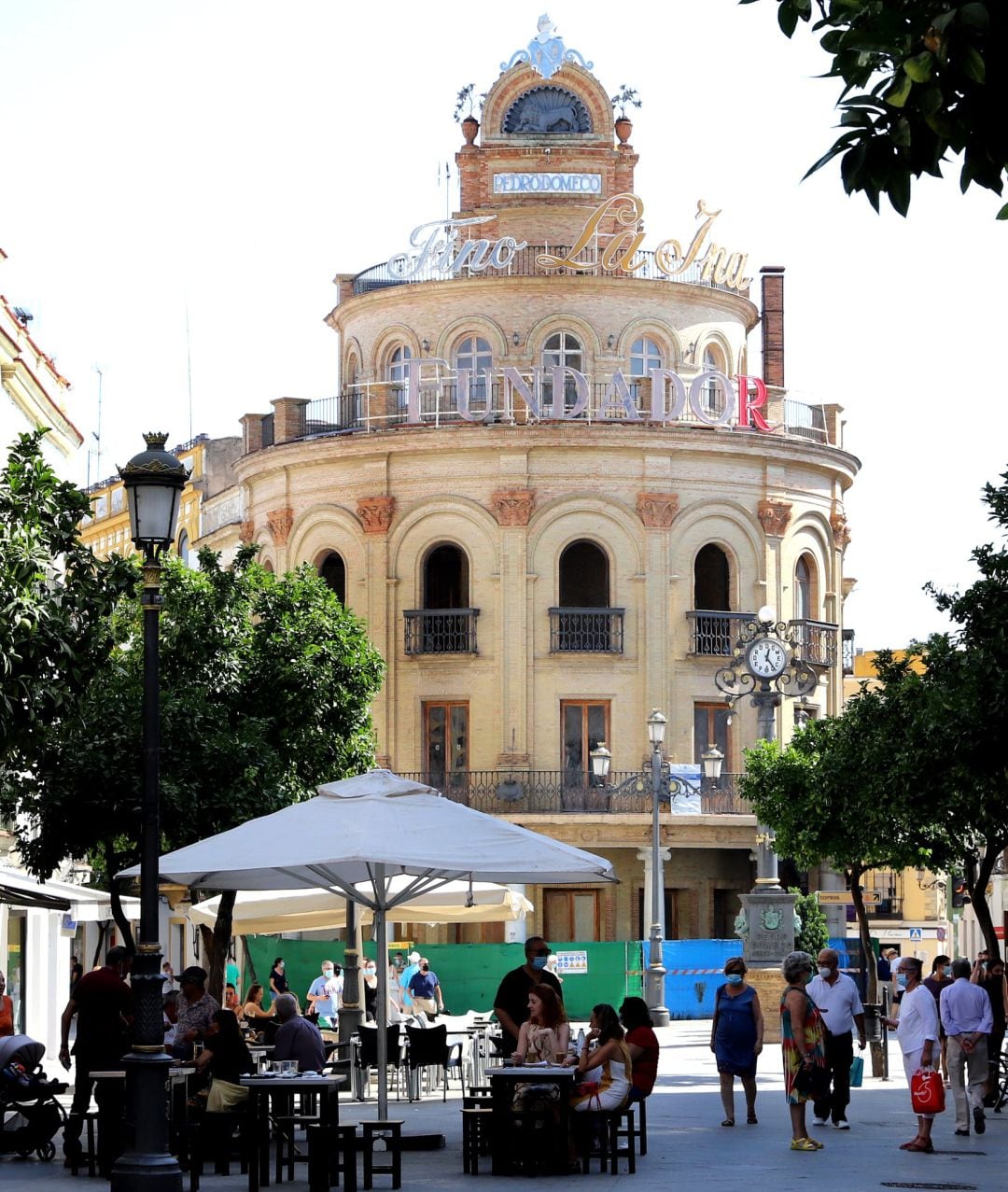 Edificio del Gallo Azul, en pleno centro de Jerez