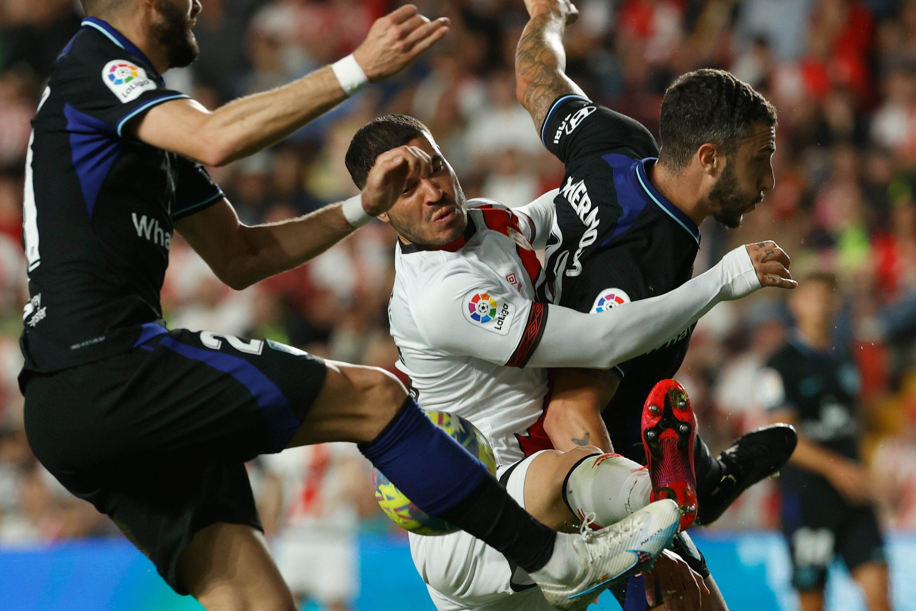 Partido entre Rayo Vallecano y Atlético de Madrid. EFE/MARISCAL