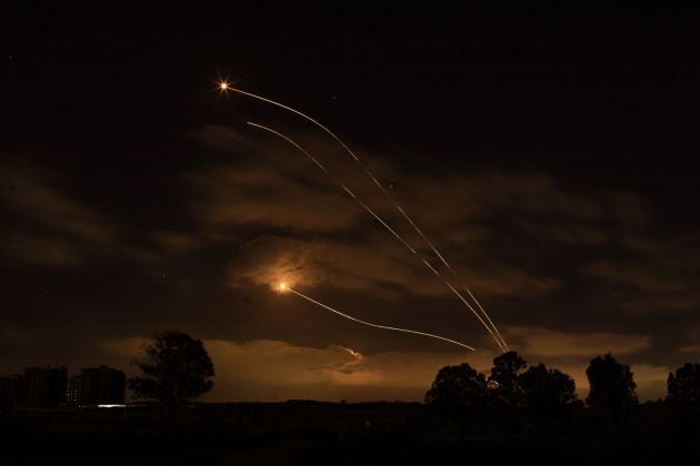 Bombardeo esta madrugada en Gaza.