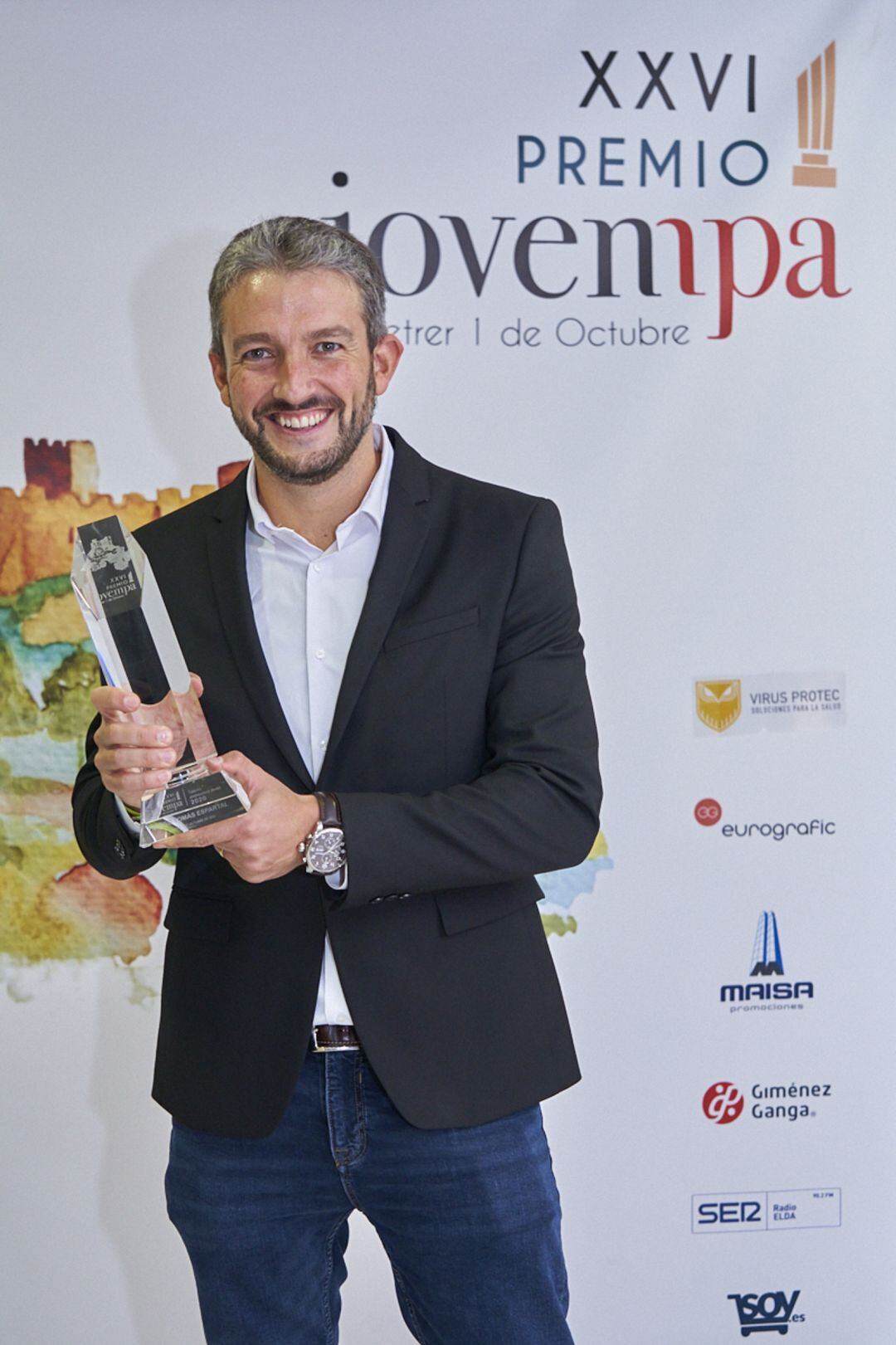 Diego Tomás, ganador de los Premios Jovempa 2020 