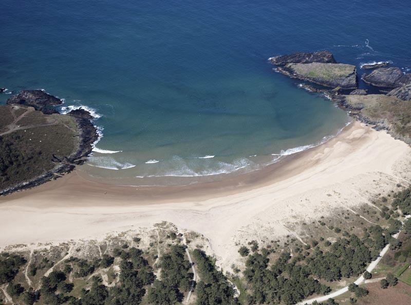 Playa de Esteiro, en Mañón (foto: Xunta de Galicia)