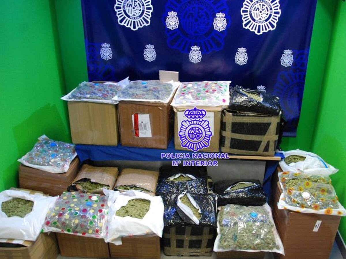 La Policía frustra el envío de marihuana de Aranda a Países Bajos gracias a las sospechas de una empresa de paquetería