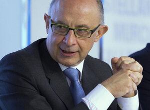 El ministro de Hacienda, Cristóbal Montoro