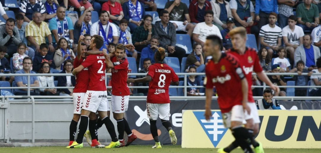 Un lance del Tenerife-Nástic del curso 16-17.