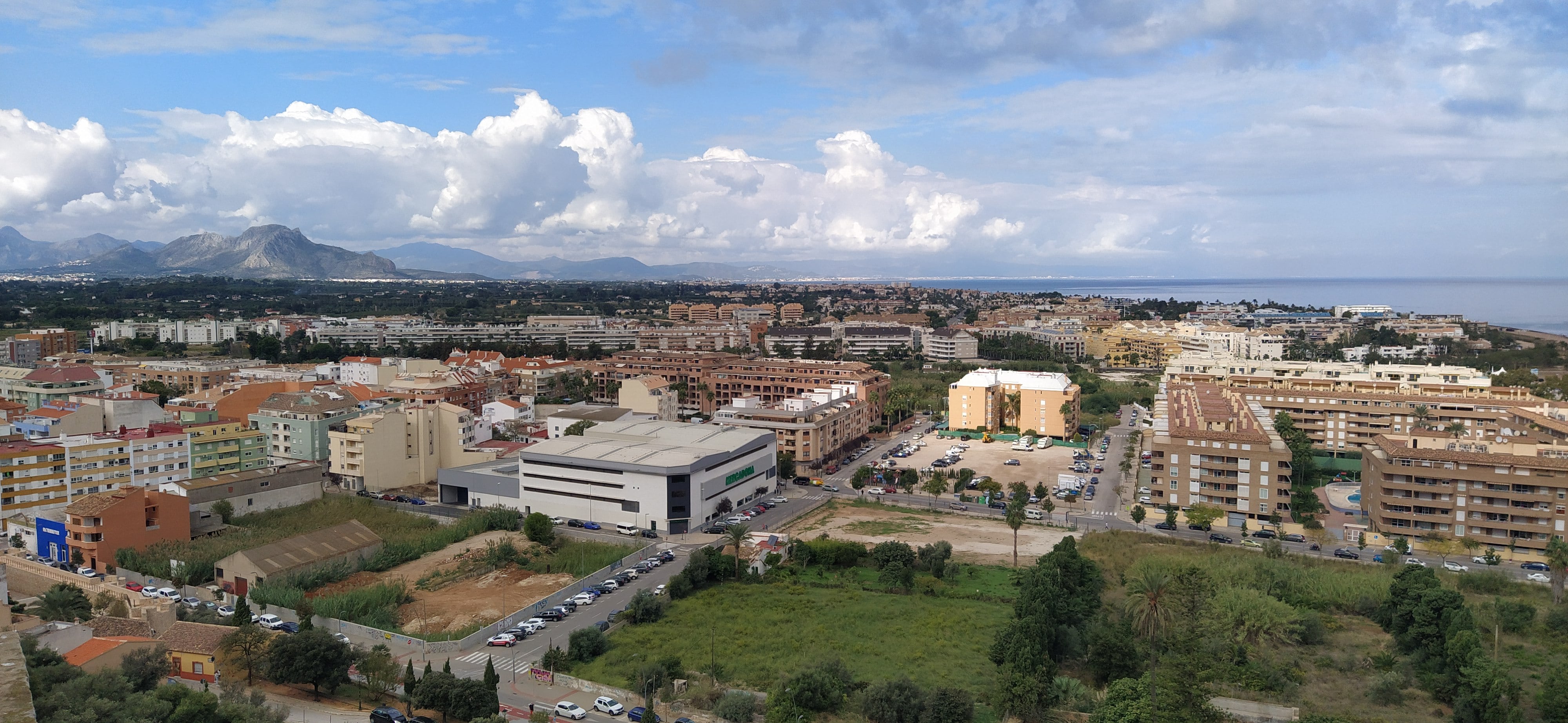 Vista de Dénia desde el Castillo.