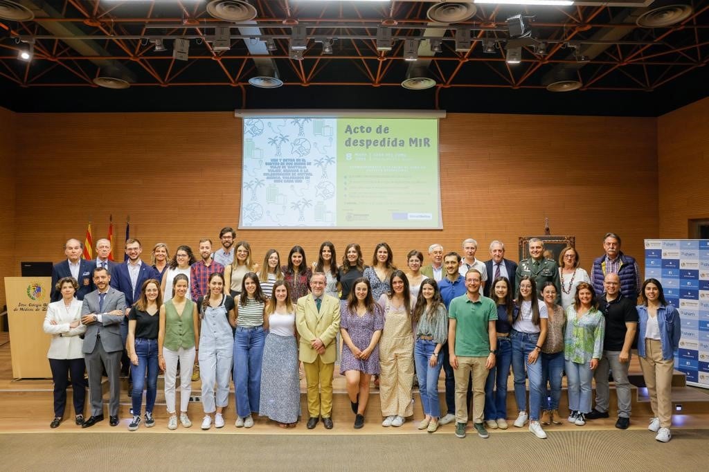 Acto de despedida de los MIR en Zaragoza