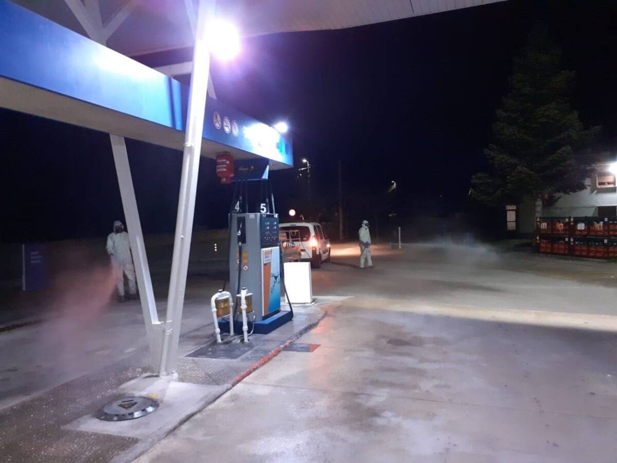 El dispositivo de desinfección alcanzará hoy el 75% de los puntos críticos de Cantabria