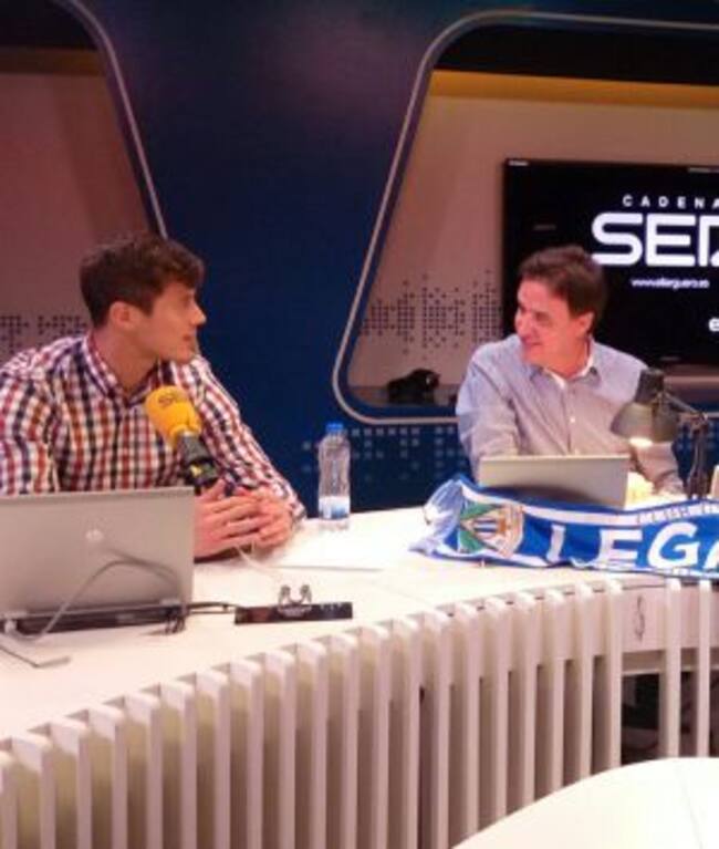 Mantovani y José Ramón de la Morena, en El Larguero