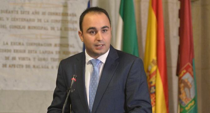 Mario Cortés, portavoz del equipo de Gobierno del PP en el ayuntamiento de Málaga
