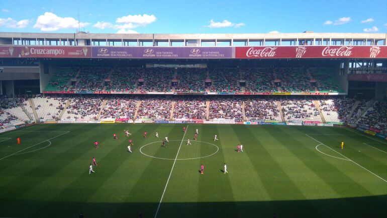 Estadio El Arcángel, en un partido del equipo este año