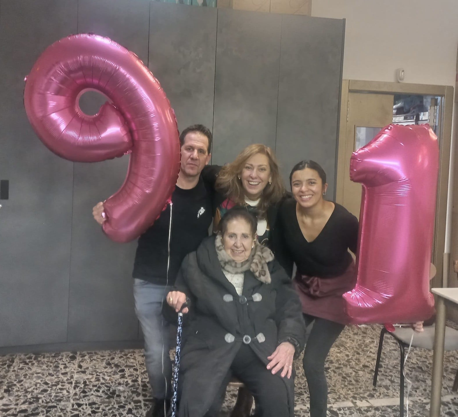 Celebración del cumpleaños en el "Casino" de Eibar