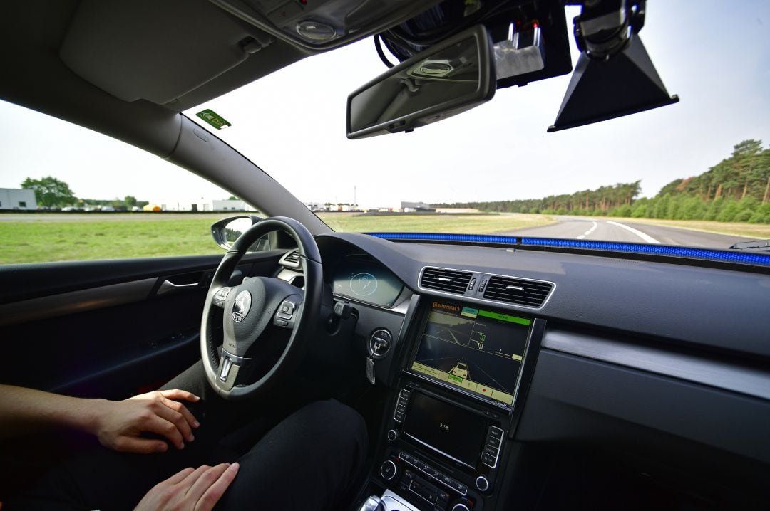 Coche autónomo en pruebas en Alemania.