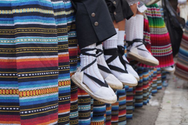 Detalle de unas alpargatas