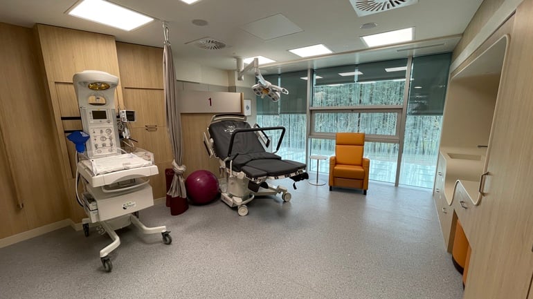 Unidad de Trabajo de Parto y Recuperación del nuevo bloque de Obstetricia en Vitoria